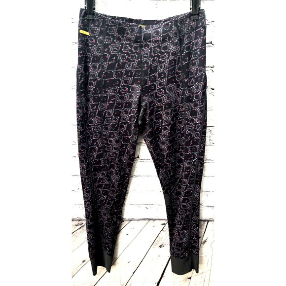 Lolë Pants - Lole‎ Dark Blue Print Women Leggings/Joggers Size Small w Adjustable Waist